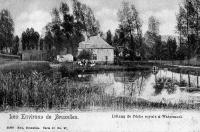 carte postale ancienne de Watermael-Boitsfort L'étang de pêche Royale