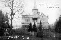 carte postale ancienne de Watermael-Boitsfort Château de M. Poncelet