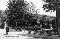 carte postale ancienne de Schaerbeek Parc Josaphat -  Fontaine d'amour