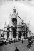 carte postale de Bruxelles L'église Sainte-Catherine