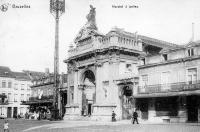 carte postale ancienne de Ixelles Marché à Ixelles (démoli en 1971 - rue de la Tulipe)