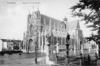 postkaart van Brussel Eglise N D du Sablon