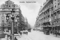 carte postale de Bruxelles Boulevard du Nord (actuel blvd Adolphe Max)