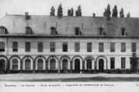 carte postale ancienne de Ixelles La Cambre - Ecole de guerre - Logement du commandant et bureaux