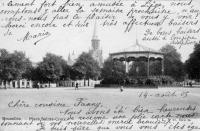 carte postale ancienne de Ixelles Place Sainte-Croix (Flagey)