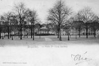 carte postale ancienne de Ixelles La Place Ste Croix (Flagey)