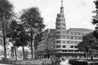 carte postale ancienne de Ixelles I.N.R. (Institut National de Radiodiffusion) Ste Croix (Flagey)