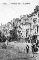 carte postale ancienne de Ixelles Avenue des Klauwaerts (le long des Etangs)