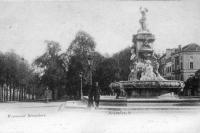 carte postale ancienne de Ixelles Monument Brouckère (porte de Namur)