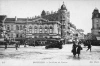 carte postale ancienne de Ixelles La Porte de Namur