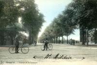 carte postale ancienne de Ixelles Avenue de la Couronne