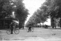 carte postale ancienne de Ixelles Avenue de la Couronne