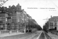 carte postale ancienne de Ixelles Avenue de la Couronne