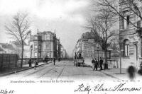 carte postale ancienne de Ixelles Avenue de la Couronne