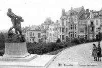 postkaart van Brussel Tombeau des Lutteurs  (avenue Louise- rue du Monastère)