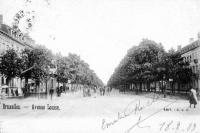 carte postale de Bruxelles Avenue Louise