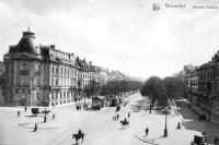 carte postale de Bruxelles Avenue Louise