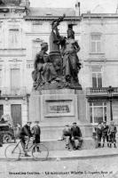 carte postale ancienne de Ixelles Le monument Wiertz (place Blyckaerts)