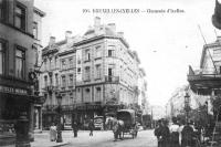 carte postale ancienne de Ixelles Chaussée d'Ixelles