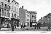 carte postale ancienne de Ixelles La Chausée d'Ixelles