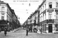 carte postale ancienne de Ixelles Rue Lesbroussart