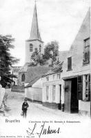 carte postale ancienne de Schaerbeek L'ancienne église St Servais