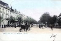 carte postale de Bruxelles L'Avenue Louise