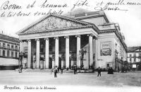 carte postale de Bruxelles Théâtre de la Monnaie