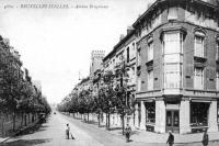carte postale ancienne de Ixelles Avenue Brugmann