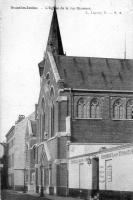 carte postale ancienne de Ixelles L'Eglise de la rue Stassart