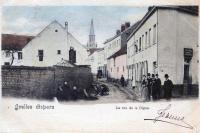 carte postale ancienne de Ixelles Ixelles diparu - La rue de la Digue