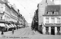 carte postale ancienne de Ixelles Rue Malibran