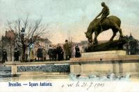 carte postale de Bruxelles Square Ambiorix
