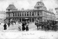 postkaart van Brussel Gare du Nord