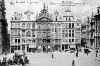 postkaart van Brussel La Grand'Place côté Nord-Est (Maisons Peintres, Verriers & Batteurs d'Or, Tailleurs)