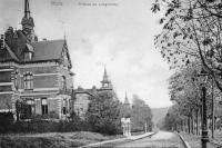 carte postale ancienne de Uccle Avenue de Longchamp (actuelle avenue W. Churchill)