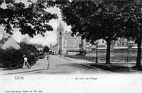 carte postale ancienne de Uccle Un coin du village