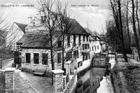 carte postale ancienne de Woluwe-St-Lambert Café Laiterie du Moulin