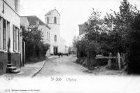 carte postale ancienne de Uccle St Job - L'Eglise (démolie et remplacée en1911)