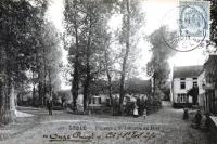 carte postale ancienne de Uccle Paysage à St Job - Rue au Bois (Chaussée St Job?)