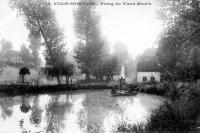 carte postale ancienne de Uccle Saint Job - Etang du Vieux moulin