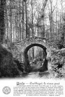 carte postale ancienne de Uccle Crabbegat, le vieux pont