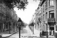 carte postale ancienne de Uccle Avenue Montjoie