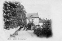 carte postale ancienne de Uccle Maison seigneuriale  (rue Rouge)