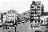 carte postale ancienne de Molenbeek Porte de Flandres