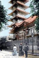 carte postale ancienne de Laeken Tour japonaise
