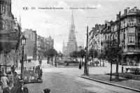 carte postale ancienne de Schaerbeek Avenue Louis Bertrand