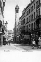 carte postale de Bruxelles Rue de la Madeleine