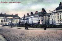 carte postale de Bruxelles Place des Martyrs