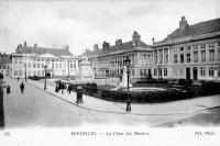 carte postale de Bruxelles La Place des Martyrs